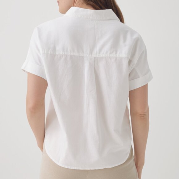 PACT Sunset Lightweight Cotton Popover Top - Picture 2 of 6